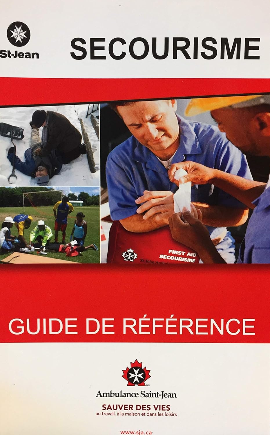 Livre Secourisme : Guide de référence (Ambulance St-Jean) (Livre d'occasion) - ISBN 1894070542