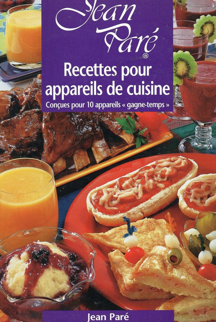 Livre Recettes pour appareils de cuisine - Jean Paré (Livre d'occasion) - ISBN 1895455472