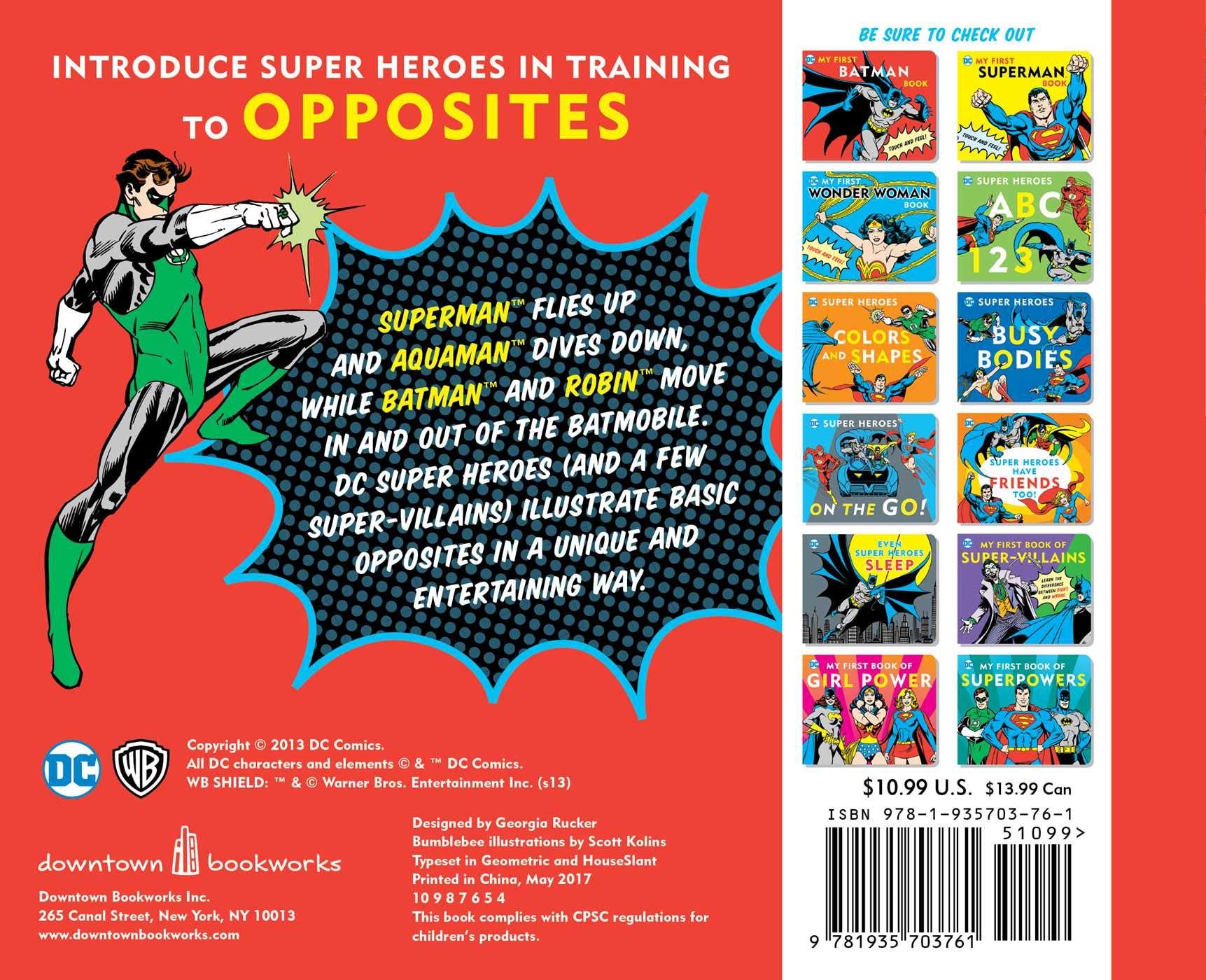 Livre Super Heroes Book of Opposites - David Bar Katz (Livre d'occasion) - ISBN 1935703765