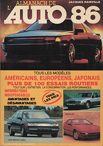L'Almanach de l'auto 86 - Jacques Rainville