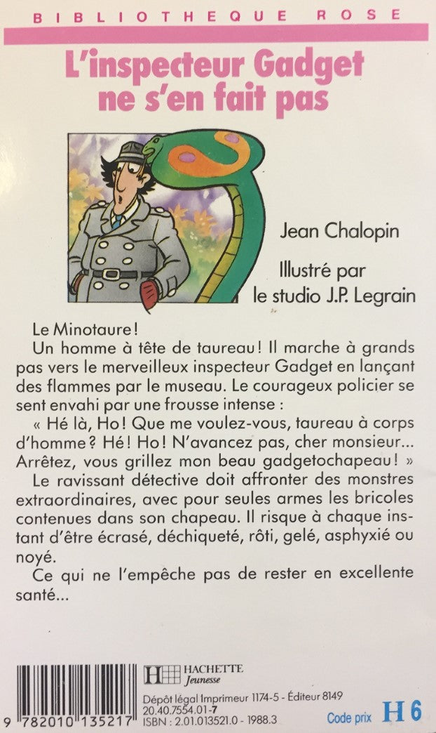 L'inpecteur gadjet ne s'en fait pas (Jean Chalopin)