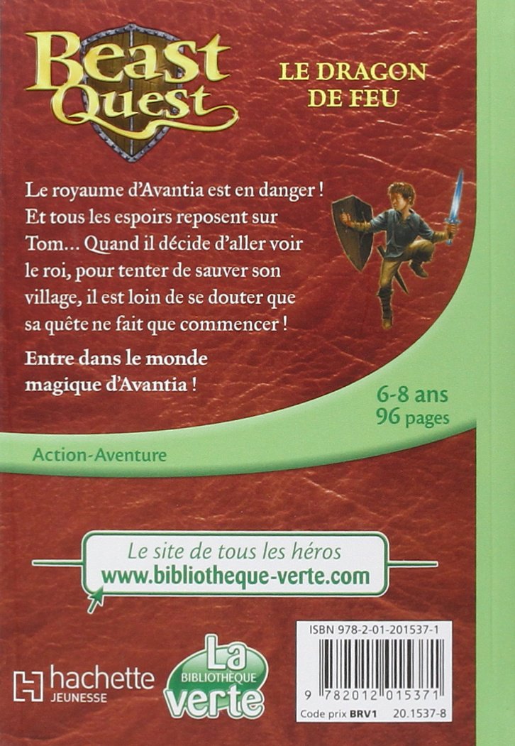 Livre Ferno le dragon de feu - Adam Blade (Livre d'occasion) - ISBN 2012015379