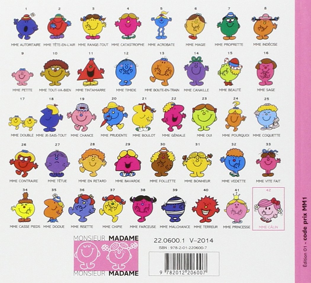 Livre Mme Câlin - Roger Hargreaves (Livre d'occasion) - ISBN 201220600X