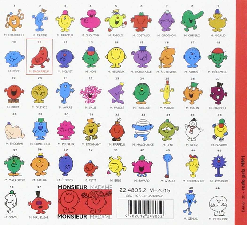 Livre M. Bagarreur - Roger Hargreaves (Livre d'occasion) - ISBN 2012248055