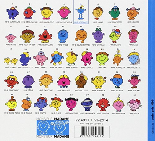 Monsieur Madame : Mme Acrobate (Roger Hargreaves)