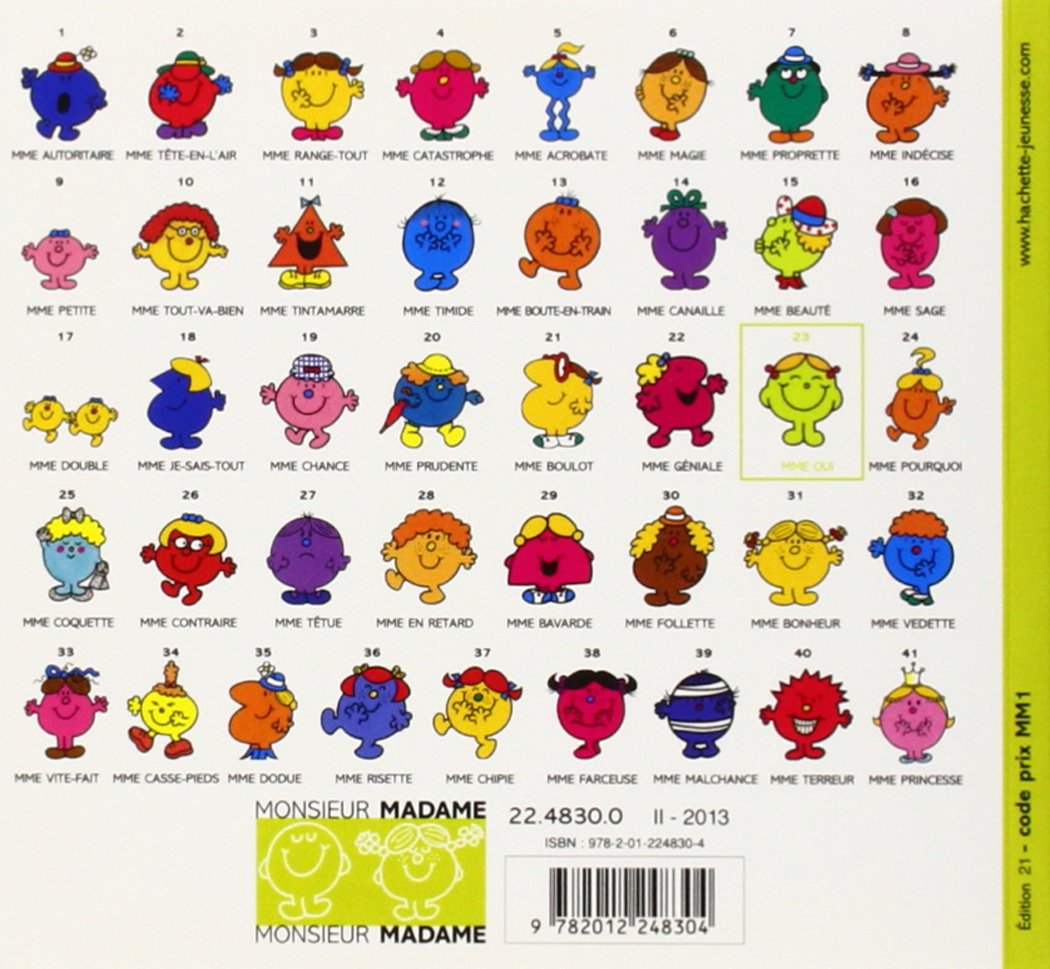 Livre Mme Oui - Roger Hargreaves (Livre d'occasion) - ISBN 2012248306