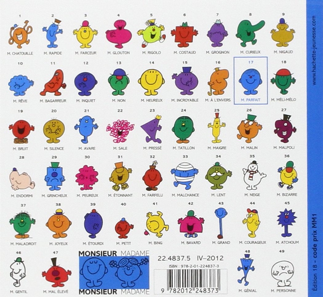 Livre M. Parfait - Roger Hargreaves (Livre d'occasion) - ISBN 2012248373