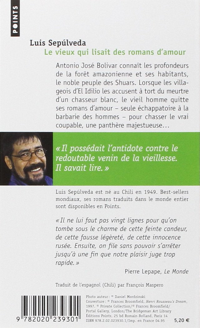 Livre Le vieux qui lisait des romans d'amour (Luis Sepulveda) (Livre d'occasion) - ISBN 2020239302