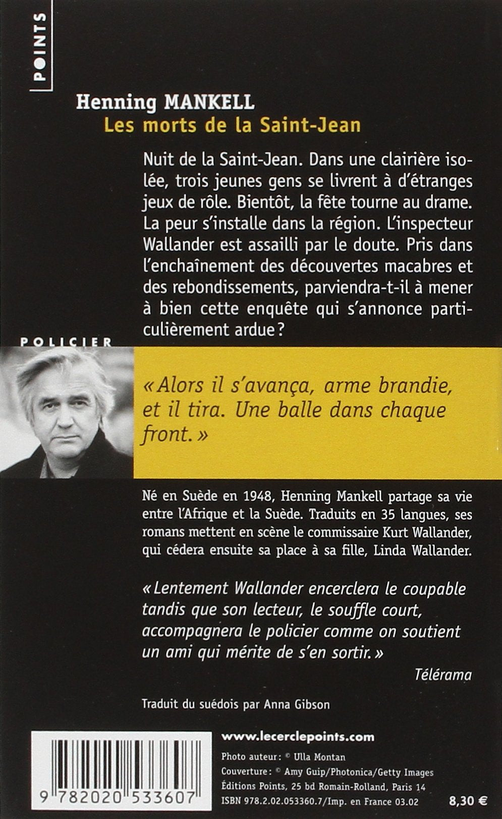 Livre Les morts de la Saint-Jean (Henning Mankell) (Livre d'occasion) - ISBN 202053360X