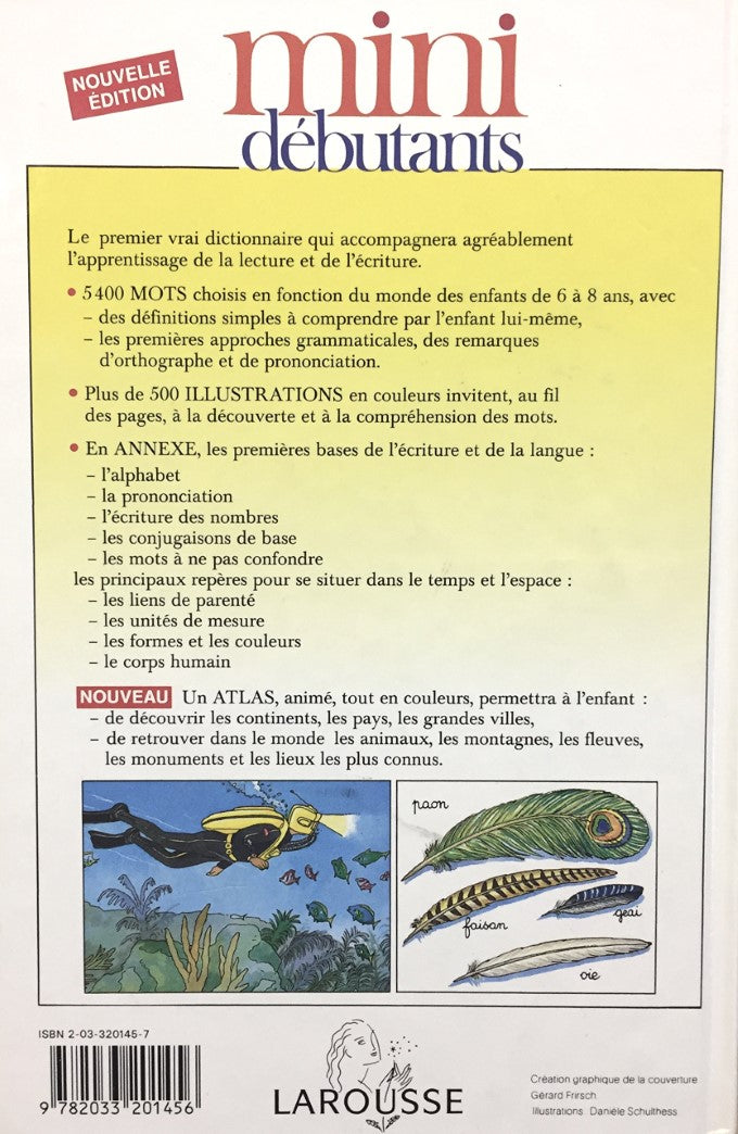 Livre Larousse Mini-débutants : mon premier vrai dictionnaire (Collectif) (Livre d'occasion) -...