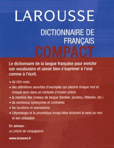 Dictionnaire de français compact
