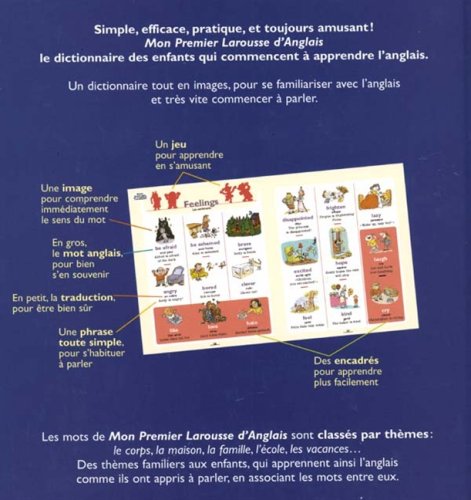 Livre Mon premier Larousse d'Anglais - Collectif (Livre d'occasion) - ISBN 2035530172