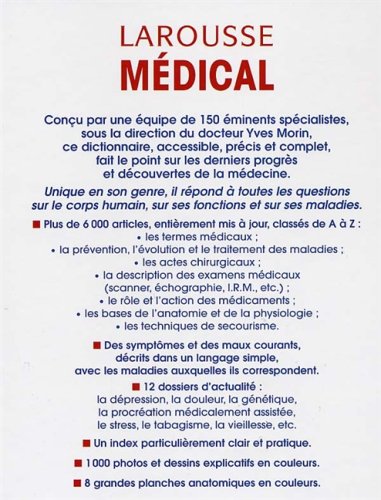Livre Larousse médical - Collectif (Livre d'occasion) - ISBN 2035602653