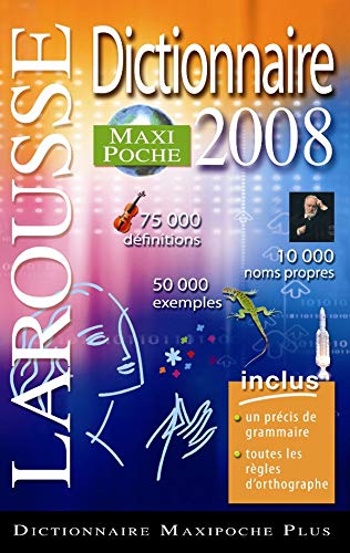 Livre Dictionnaire Larousse MaxiPoche Plus 2008 - Collectif (Livre d'occasion) - ISBN 2035833043