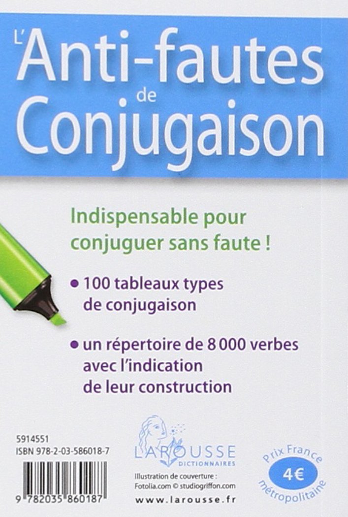 Livre L'anti-fautes de conjugaison 2014 - Collectif (Livre d'occasion) - ISBN 2035860180