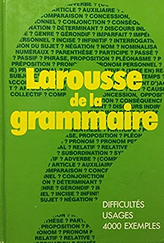 Livre ISBN 2038000093 Larousse de la grammaire