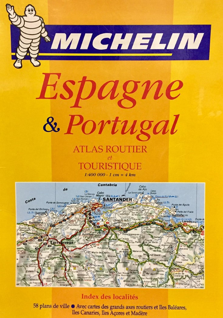 Livre Espagne & Portugal : Atlas routier et touristique - Michelin (Livre d'occasion) - ISBN 2061...