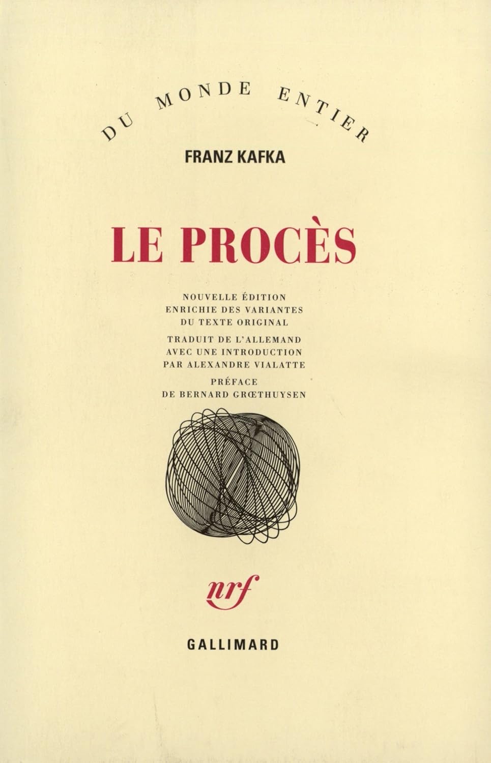 Livre Le procès - Franz Kafka (Livre d'occasion) - ISBN 2070235149