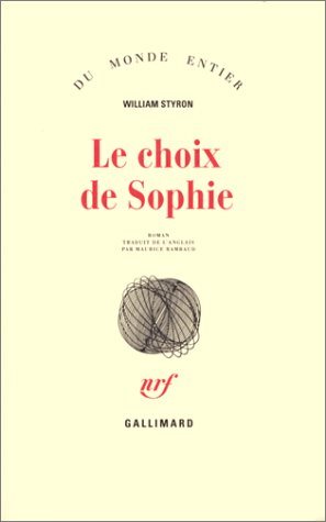 Livre Le choix de Sophie - William Styron (Livre d'occasion) - ISBN 2070239225