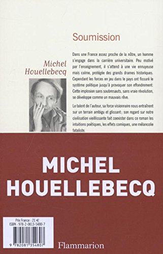 Livre Soumission - Michel Houellebecq (Livre d'occasion) - ISBN 2081354802