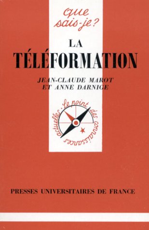 Livre La téléformation - Jean-Claude Marot (Livre d'occasion) - ISBN 213047912X