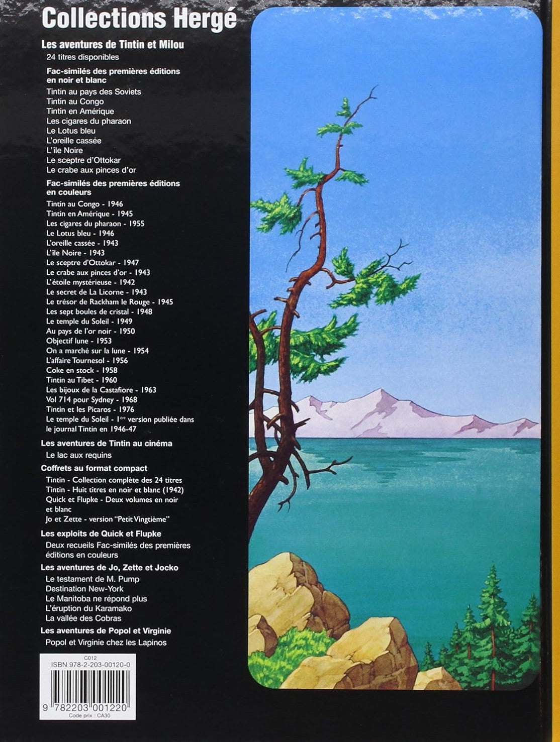 Livre Tintin et le lac aux requins : L'album du film - Hergé (Livre d'occasion) - ISBN 2203001224