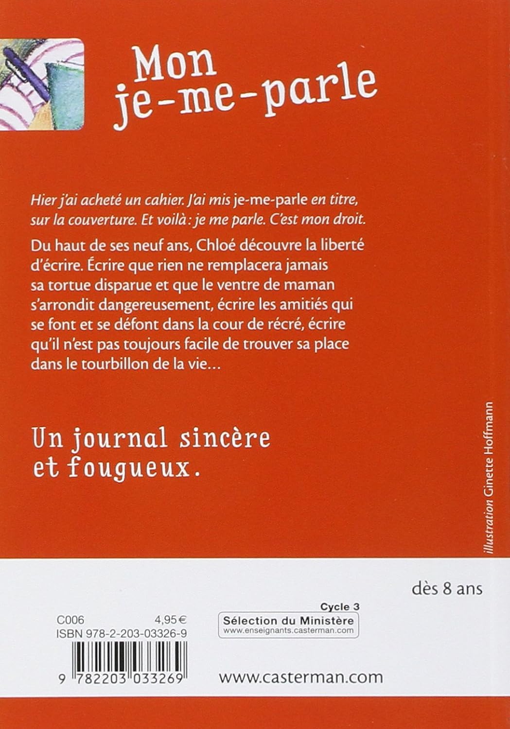 Livre Mon je-me-parle - Sandrine Pernusch (Livre d'occasion) - ISBN 2203033266