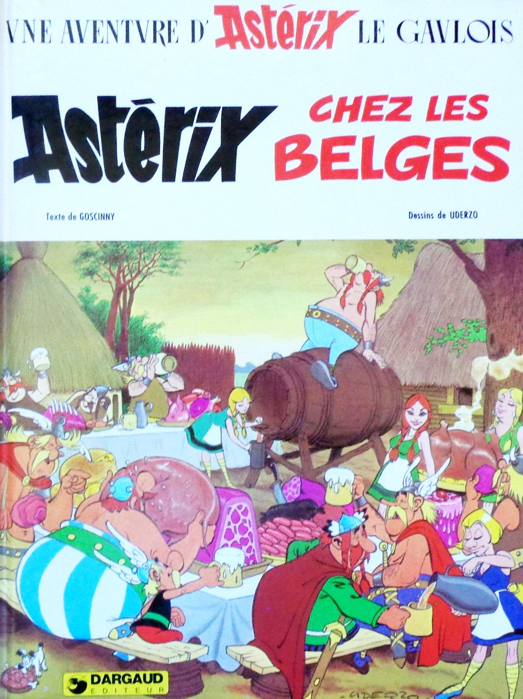 Livre Astérix chez les belges - René Goscinny (Livre d'occasion) - ISBN 2205011502