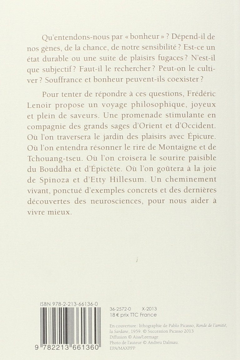 Du bonheur : Un voyage philosophique (Frédéric Lenoir)