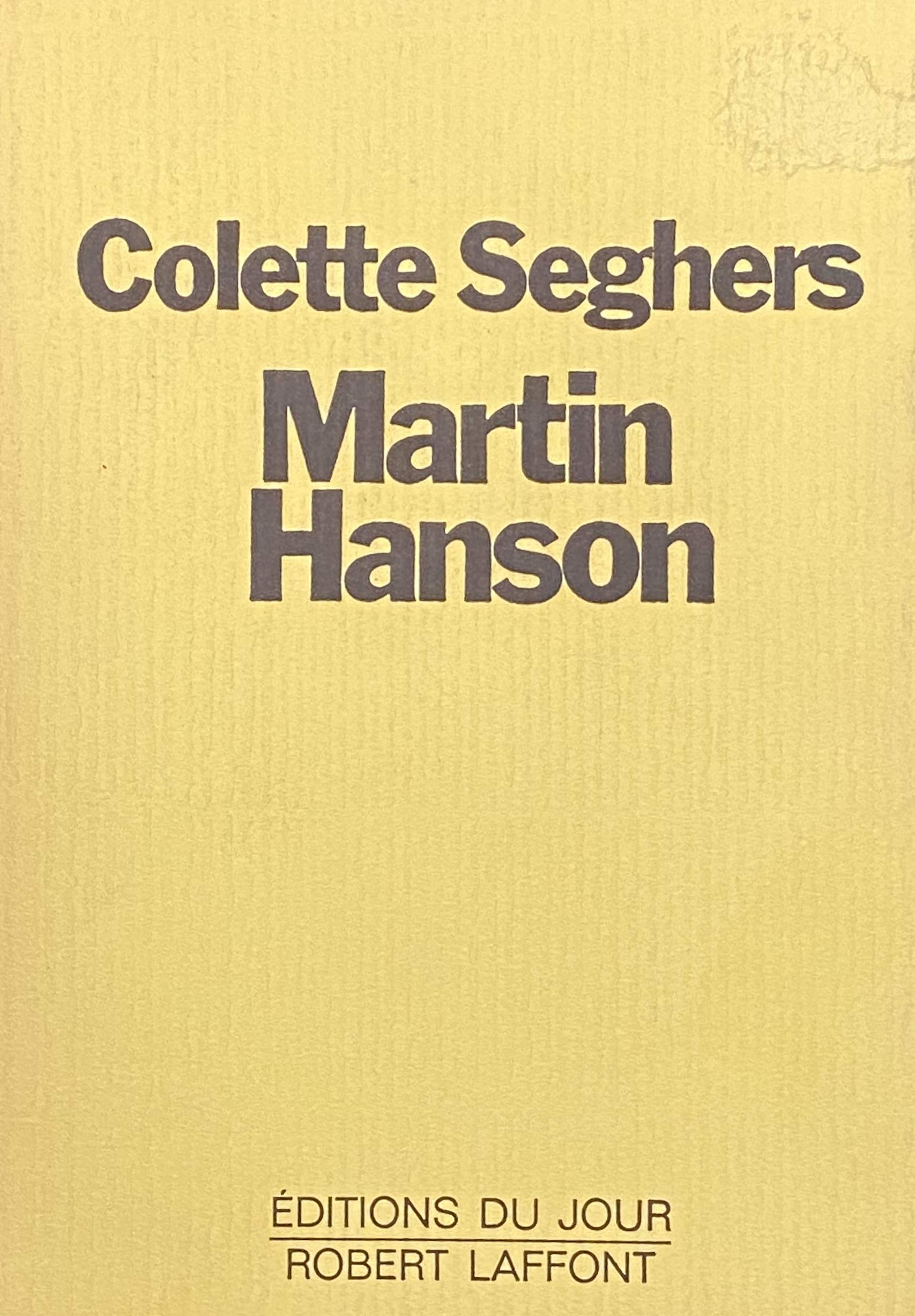Livre Martin Hanson - Colette Seghers (Livre d'occasion) - ISBN 2221037979