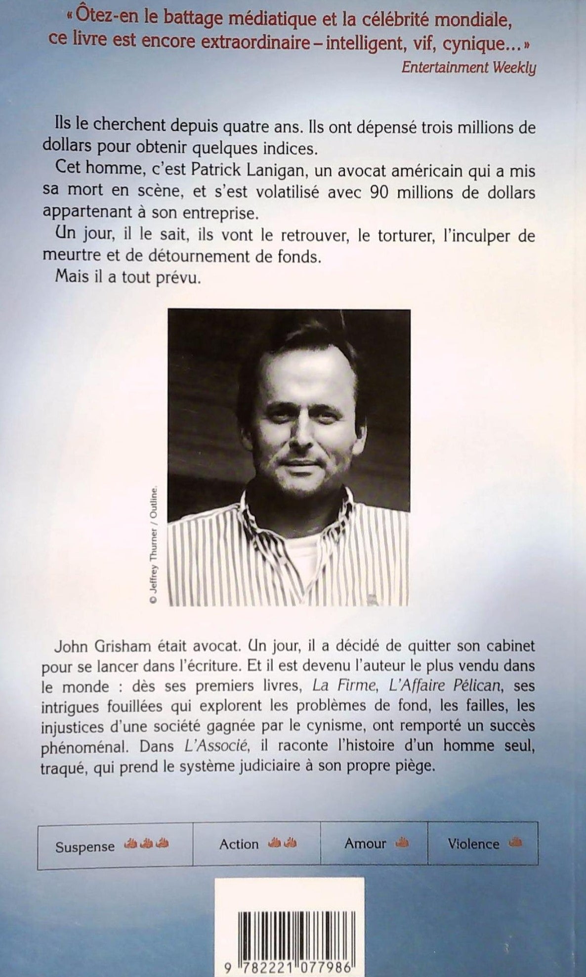 Livre L'associé (John Grisham) (Livre neuf) - ISBN 2221077989