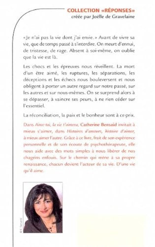 Livre Réponses : Je t'aime, la vie (Catherine Bensaid) (Livre neuf) - ISBN 2221087259
