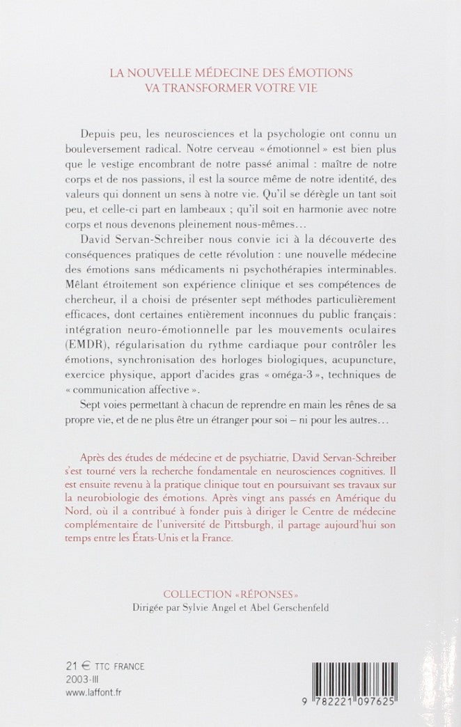Livre Guérir : Le stress, l'anxiété et la dépression sans médicaments ni psychanayse (David...