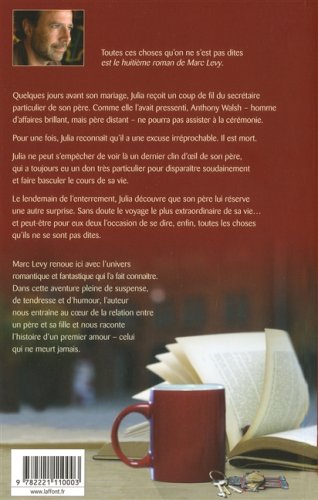 Toutes ces choses qu'on ne s'est pas dites (Marc Levy)