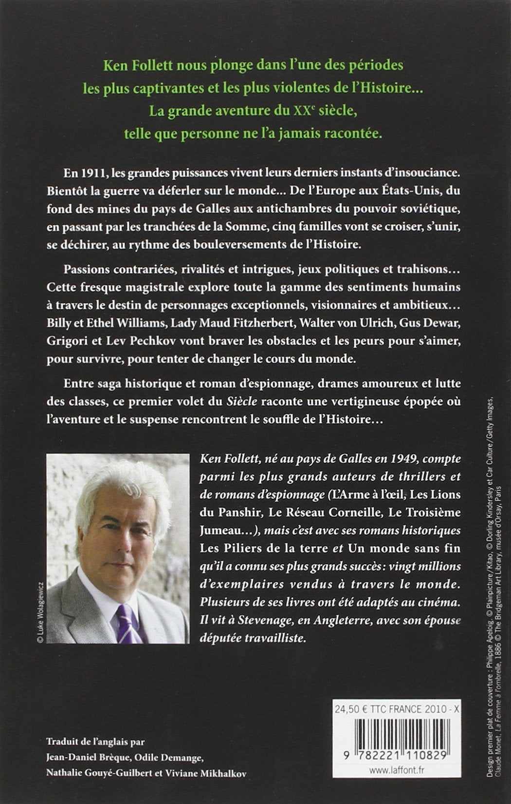 Livre Le siècle # 1 : La chute des géants (Ken Follett) (Livre d'occasion) - ISBN 222111082X