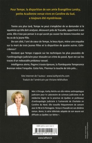 Livre Terreur à Tracadie - Kathy Reichs (Livre d'occasion) - ISBN 2221111273