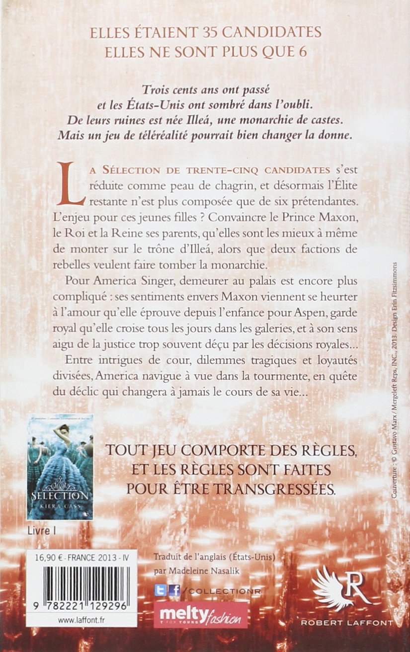 Livre La sélection # 2 : L'élite (Kiera Cass) (Livre d'occasion) - ISBN 2221129296