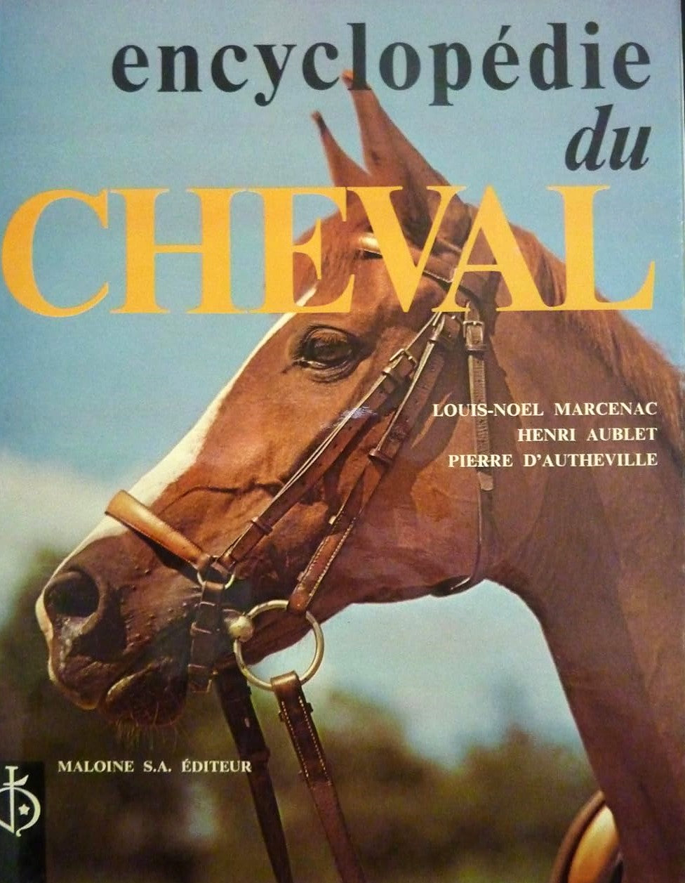 Livre Encyclopédie du cheval - Louis-Noël Marcenac (Livre d'occasion) - ISBN 2224001681