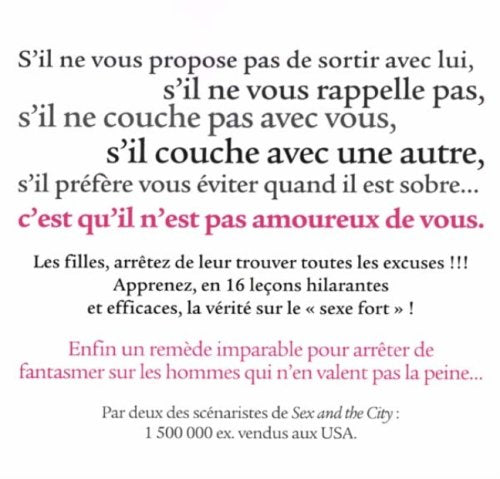 Livre Laisse tomber, il te mérite pas ! (Greg Behrendt, Liz Tuccillo) (Livre d'occasion) - ISBN...