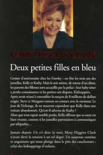 Livre Deux petites filles en bleu - Mary Higgins Clark (Livre d'occasion) - ISBN 2226173161