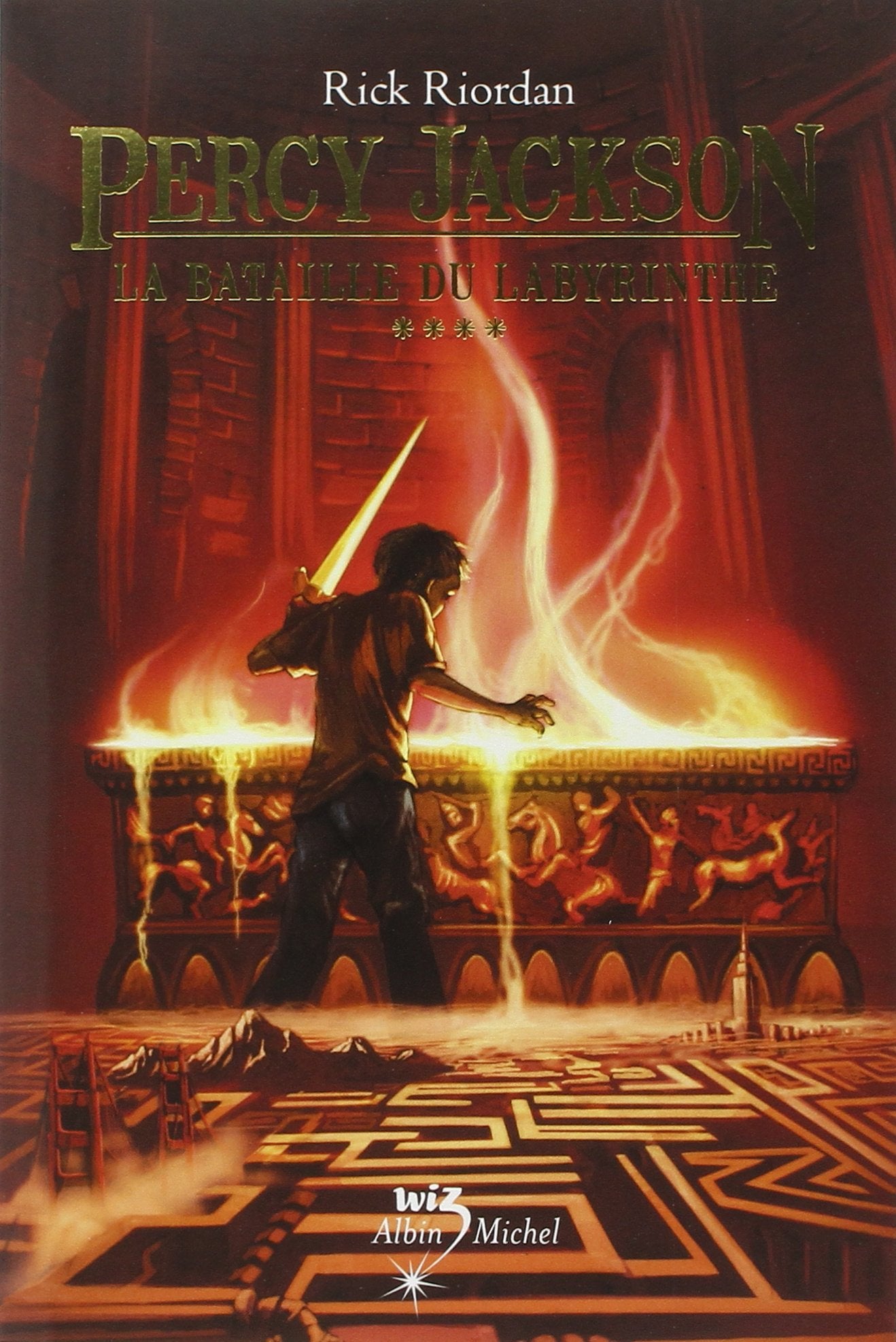 Livre ISBN 2226195440 Percy Jackson # 4 : La bataille du labyrinthe (Rick Riordan)