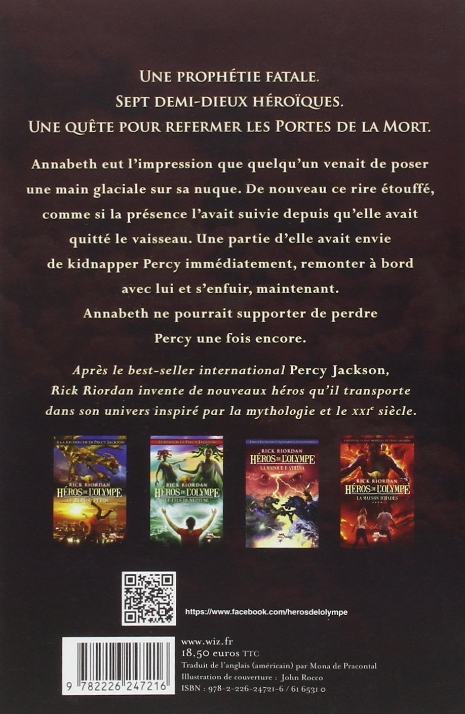 Héros de l'Olympe # 3 : La marque d'Athéna (Rick Riordan)