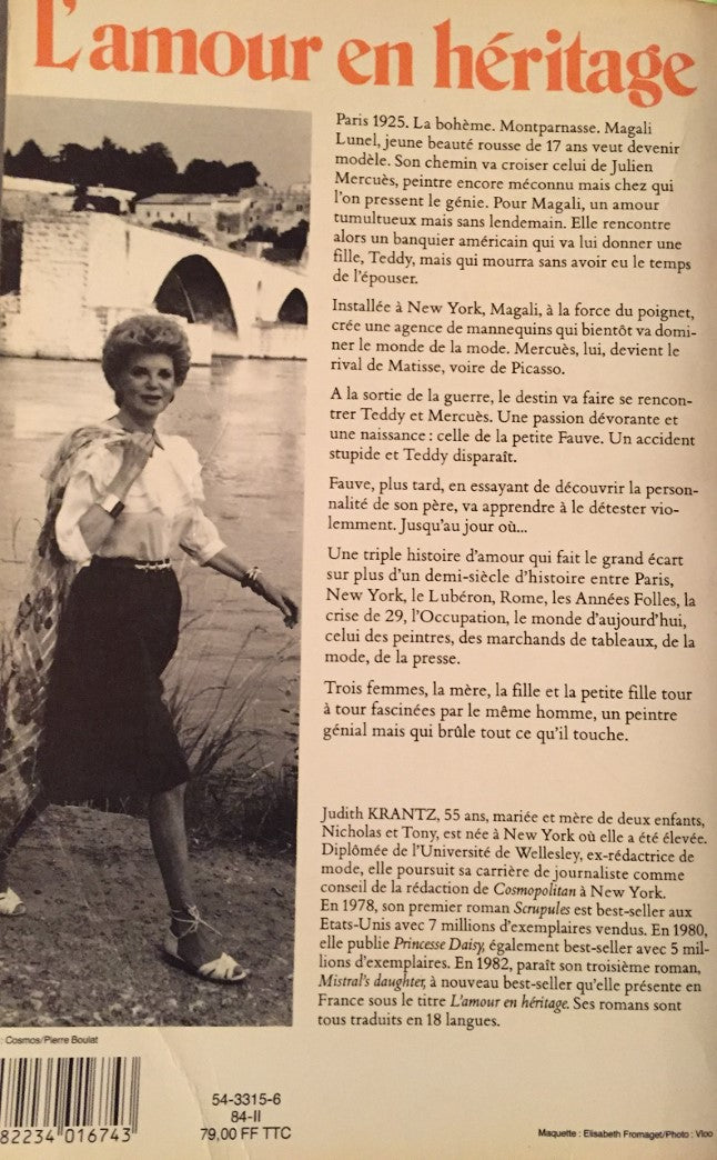 Livre L'amour en héritage - Judith Krantz (Livre d'occasion) - ISBN 2234016746