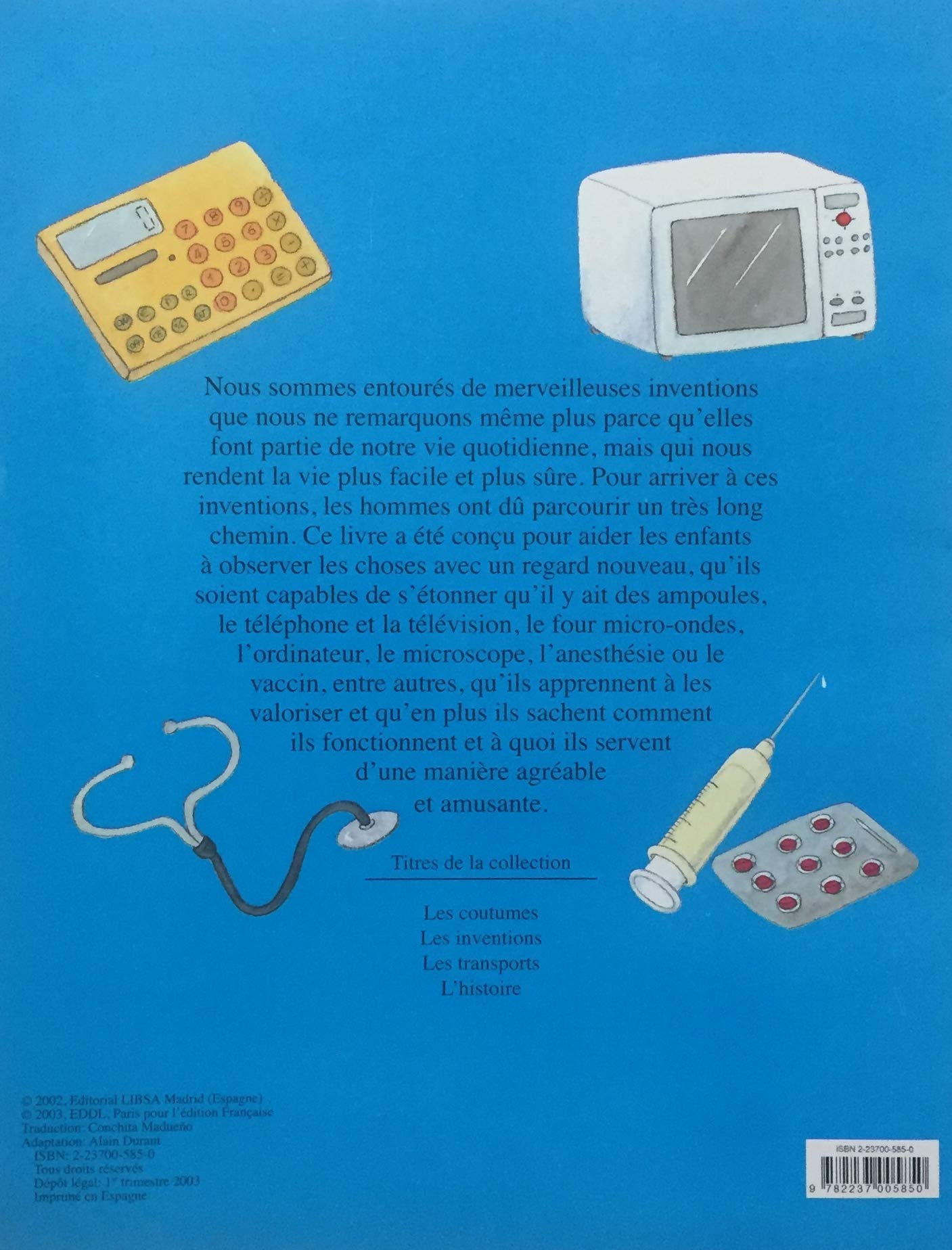 Livre Les inventions - Alain Durant (Livre d'occasion) - ISBN 2237005850