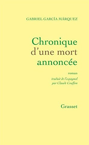 Livre Chronique d'une mort annoncée (Gabriel Garcia Marquez) (Livre d'occasion) - ISBN 2246267412