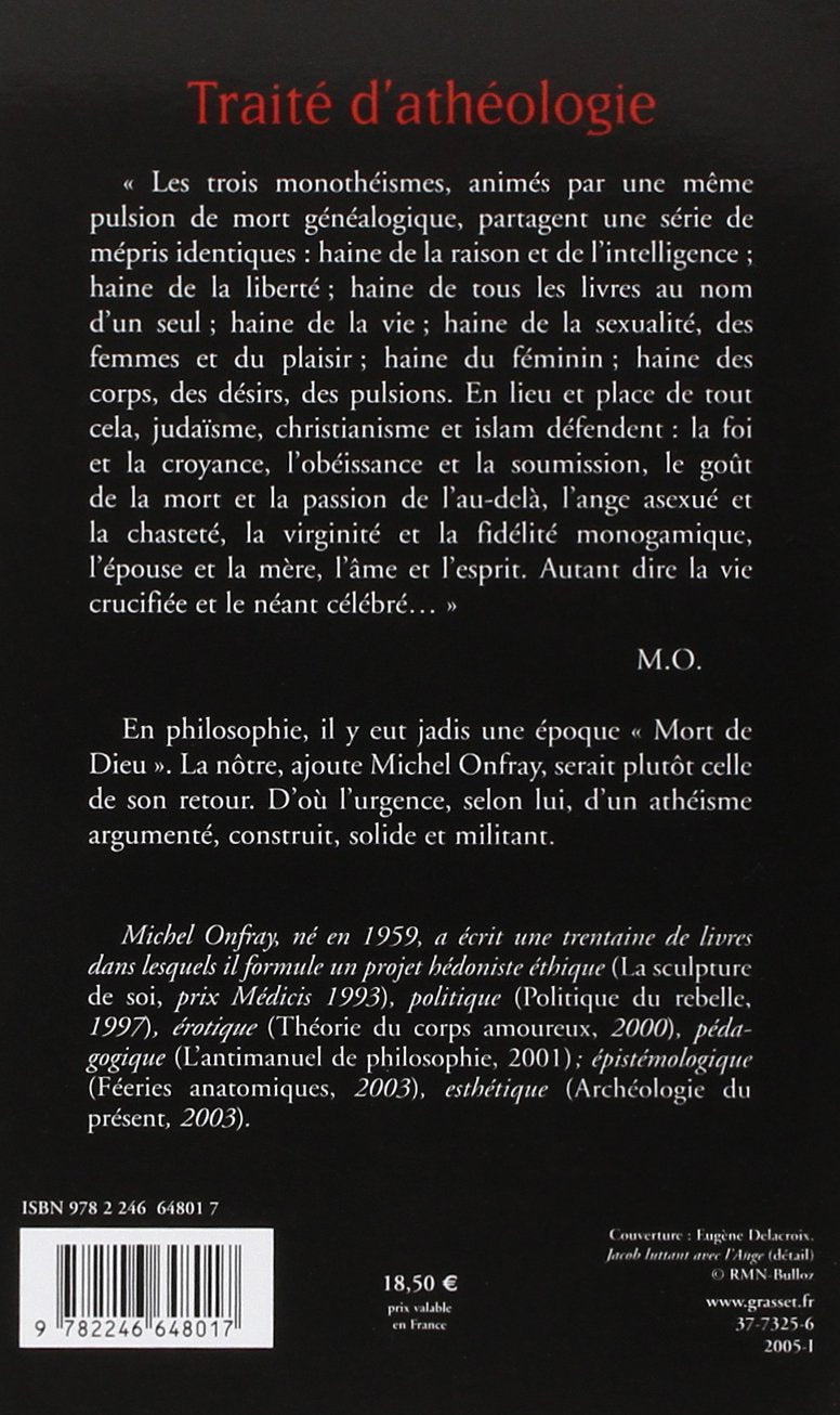 Livre Traité d'arthéologie (Essai) - Michel Onfray (Livre d'occasion) - ISBN 2246648017