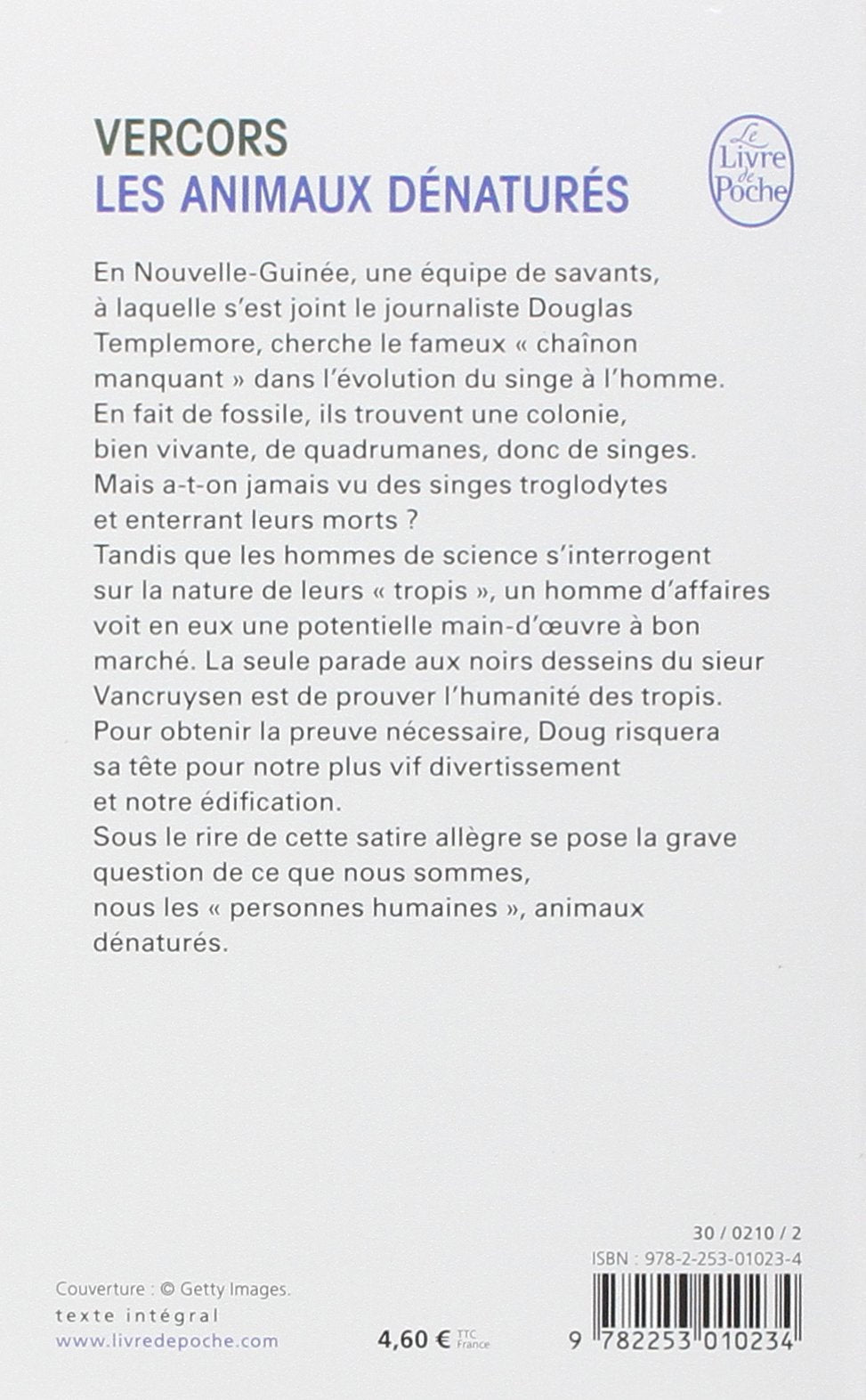 Les animaux dénaturés (André Vercors)