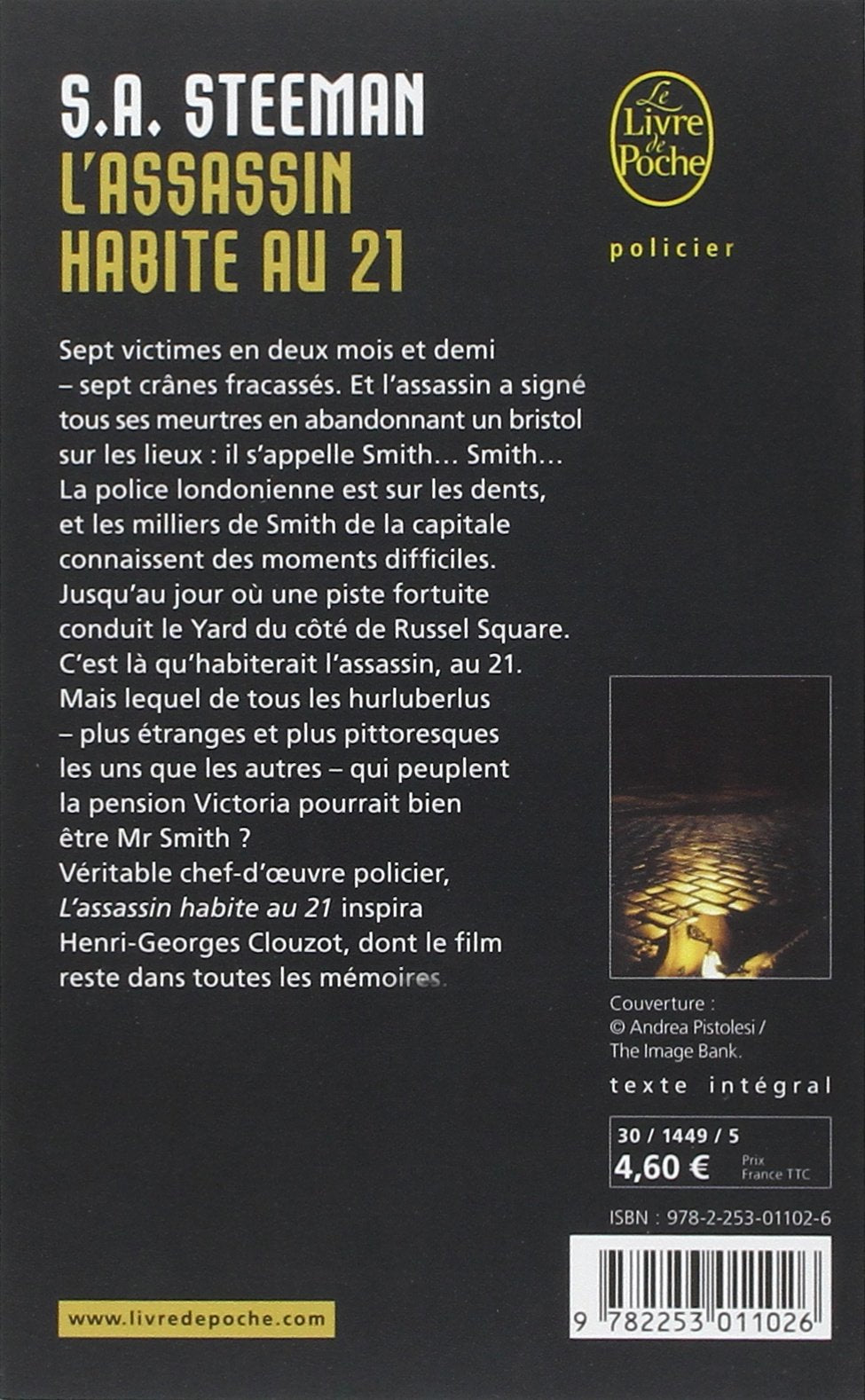 Livre L'assassin habite au 21 - S.A. Steeman (Livre d'occasion) - ISBN 2253011029