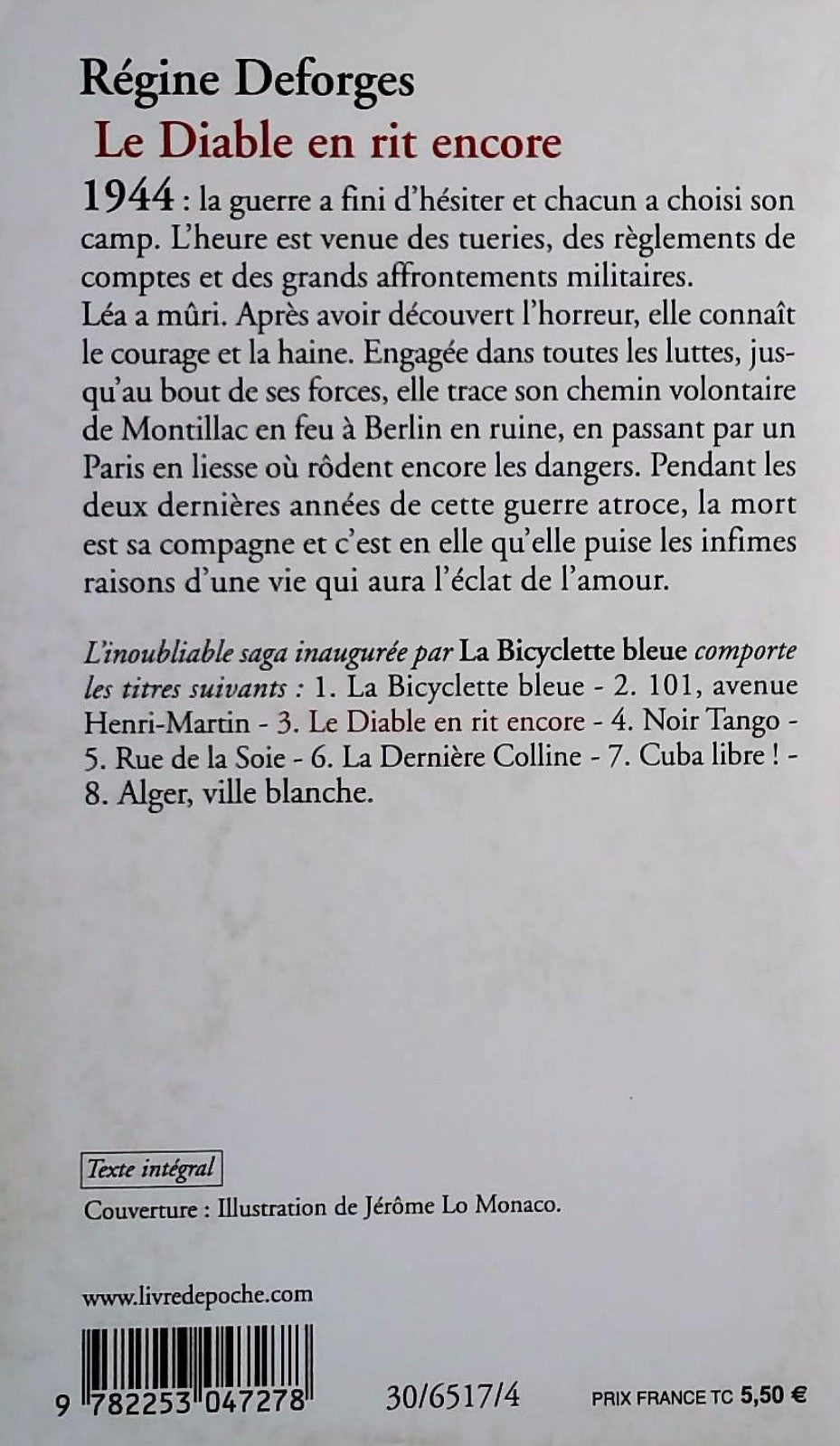 Livre La bicyclette bleue # 3 : Le diable en rit encore (Régine Desforges) (Livre d'occasion) -...