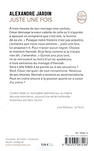 Juste une fois (Alexandre Jardin)